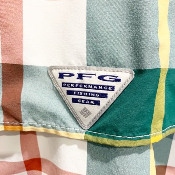 Columbia PFG Super Bahama Plaid Short Sleeve Shirt - Picture 5 of 13